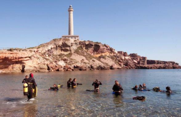 Cabo Palos Apt Salinas Marchamalo*Playa Amoladeras Cabo de Palos Exteriör bild